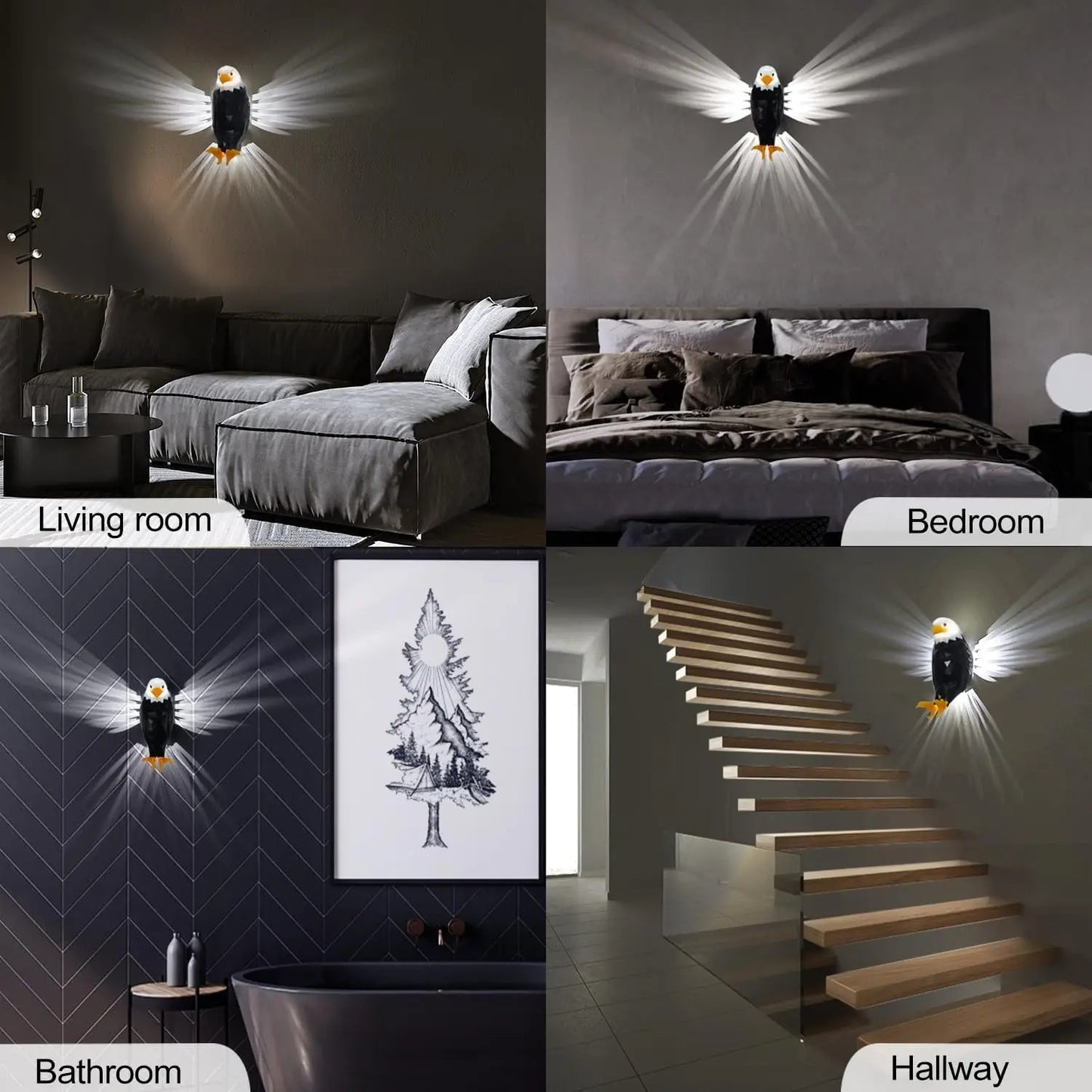LED Bird Projection
