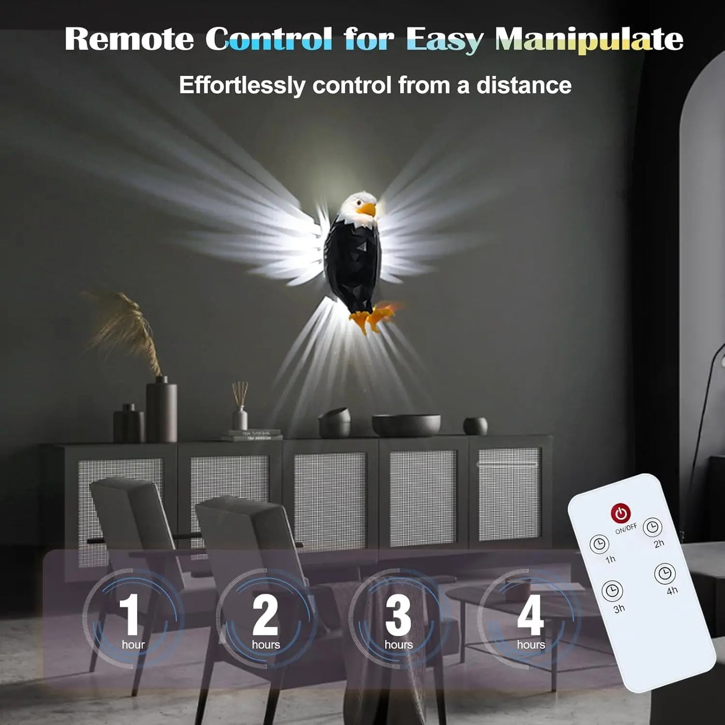 LED Bird Projection